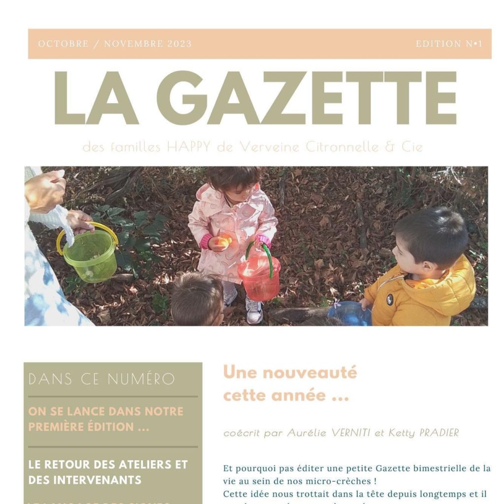 Verveine Citronnelle & Cie lance sa toute première Gazette ...